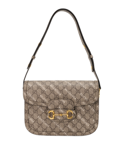 x Balenciaga Medium Horsebit 1955, Canvas, Grey, 525040, B/DB, 2*